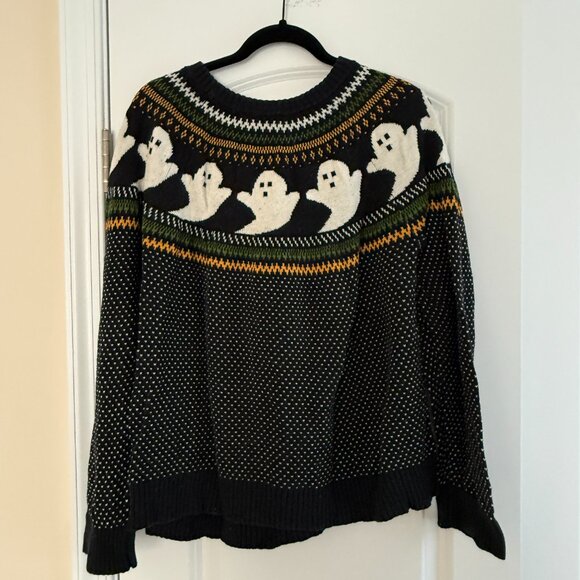 Modcloth Ghost Fair Isle Sweater Size XL - Picture 3 of 3